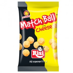 RISI Match Ball Bolas de queso sin gluten bolsa 130 grs